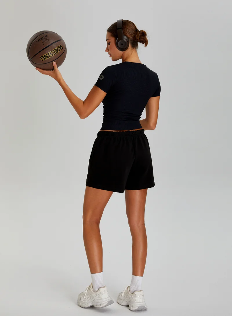 KAWN.YOGA High Waist Loose Fit Shorts